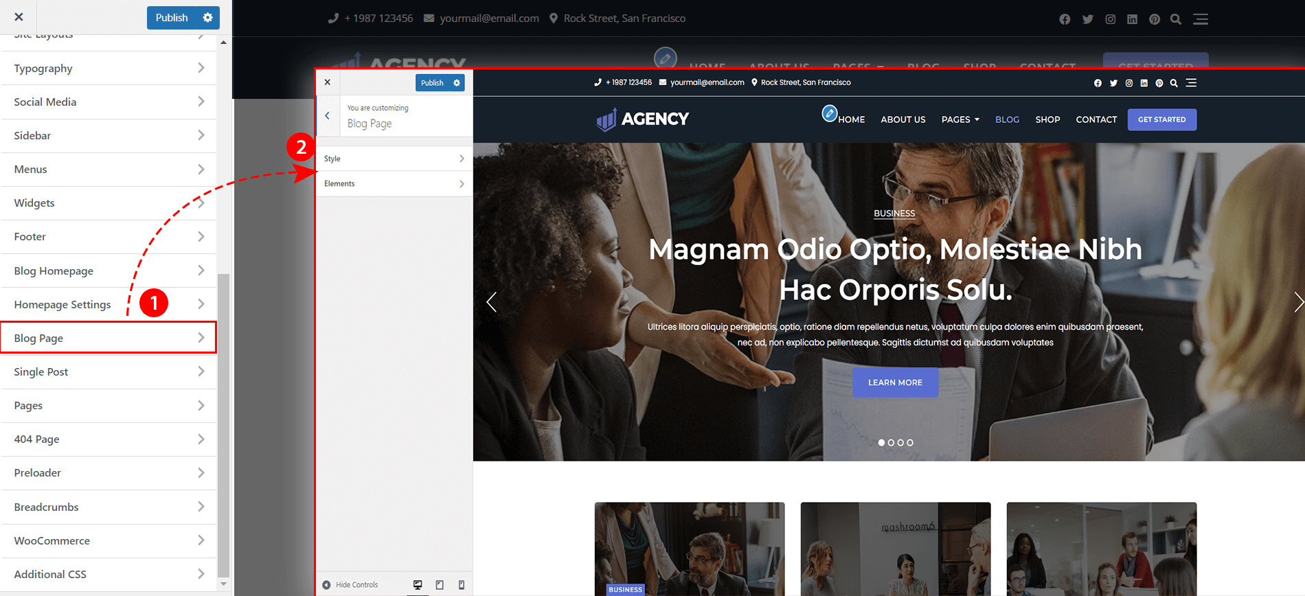 Add Blog Page Style How to setup Blog Page Options – Kortez Themes
